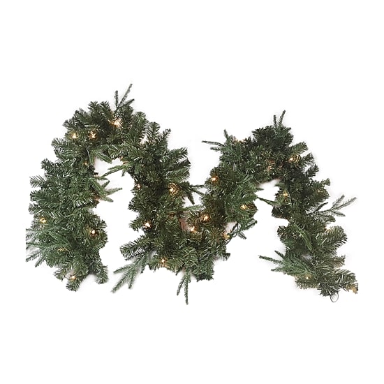 Kurt Adler Sierra Green Christmas Indoor Garland