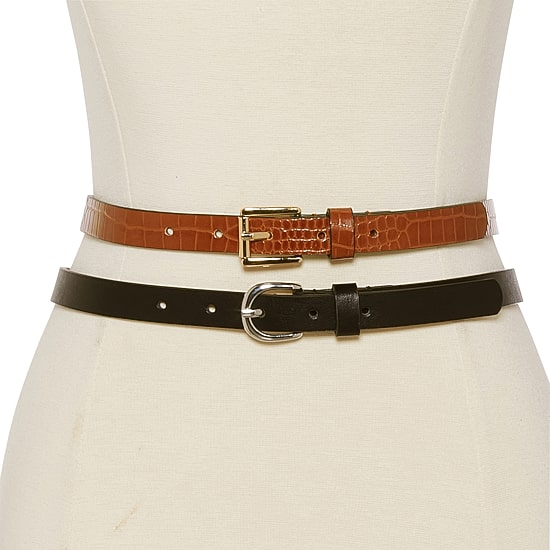 Liz Claiborne 20mm Plus 2-pc. Womens Belt