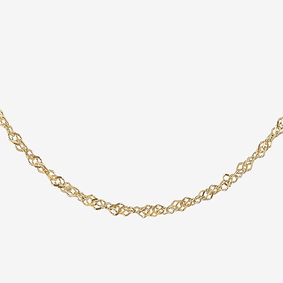 Girls 1/4 CT. Lab Created White Cubic Zirconia 14K Gold Over Silver 16 Inch Pendant Necklace