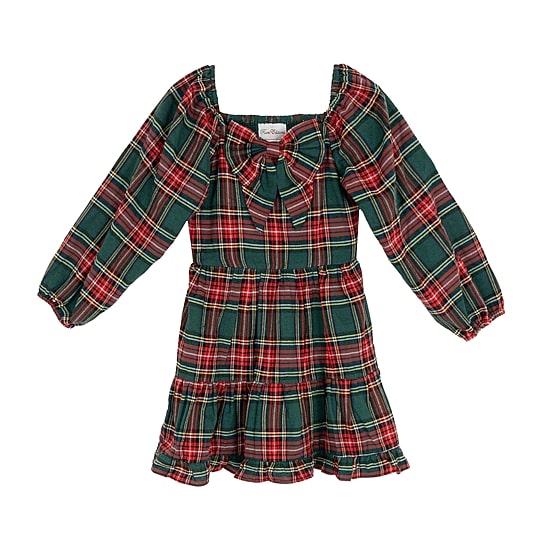 Rare Editions Big Kid Girls Long Sleeve Knit A-Line Dress