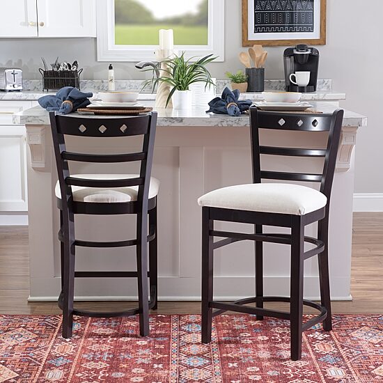 Linon Stanley 2-pc. Counter Height Bar Stool