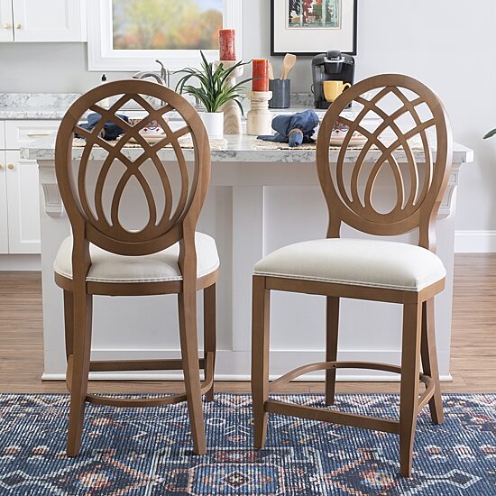 Linon Thelmar 2-pc. Counter Height Bar Stool