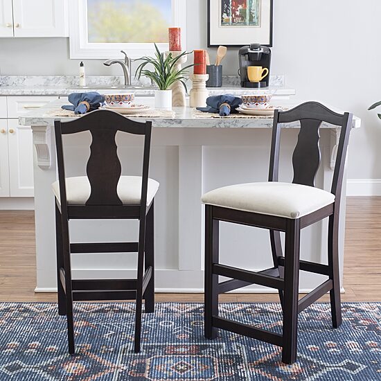 Linon Rixey 2-pc. Counter Height Bar Stool