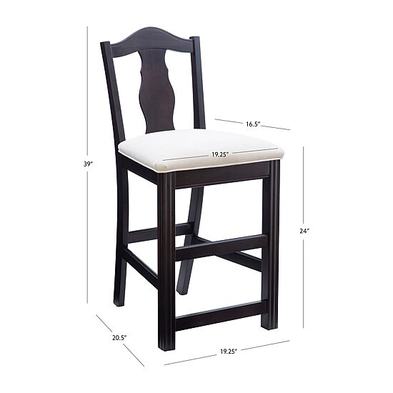 Linon Rixey 2-pc. Counter Height Bar Stool