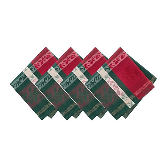 Threadmade Merry and Festive 4-pc. Napkins