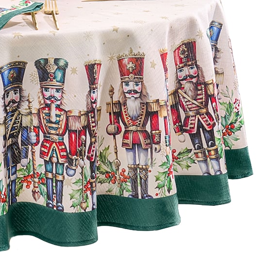 Threadmade Royal Nutcracker Round/Oval Tablecloth