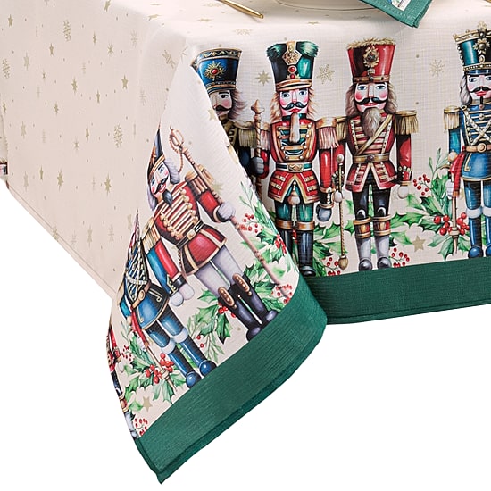 Threadmade Royal Nutcracker Rectangle Tablecloth