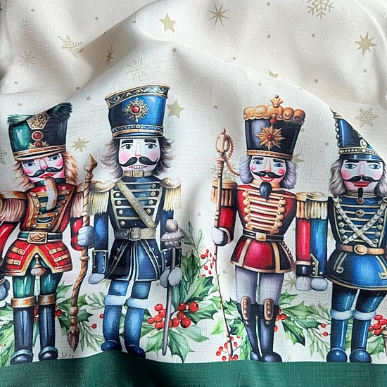 Threadmade Royal Nutcracker Rectangle Tablecloth