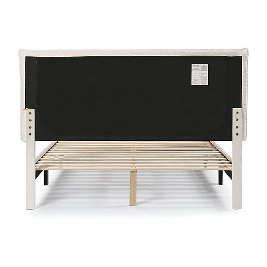 Lumi Boucle Fabric Queen Bed