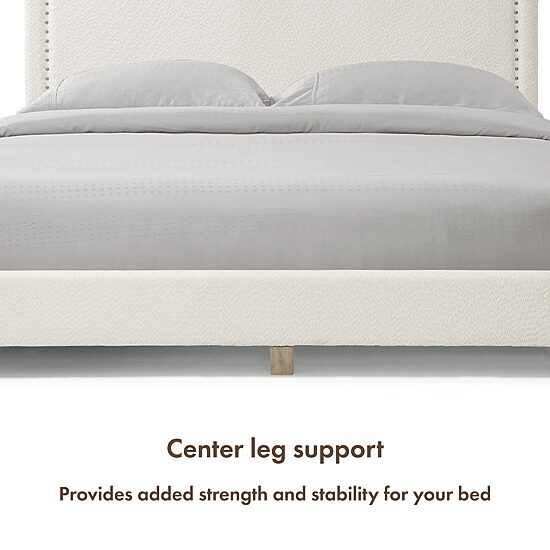 Lumi Nailhead Queen Bed