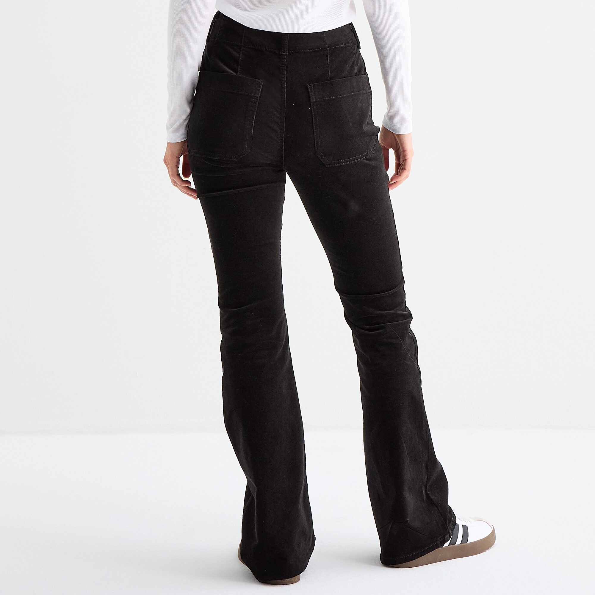 a.n.a Womens Tall Highest Rise Flare Corduroy Pant