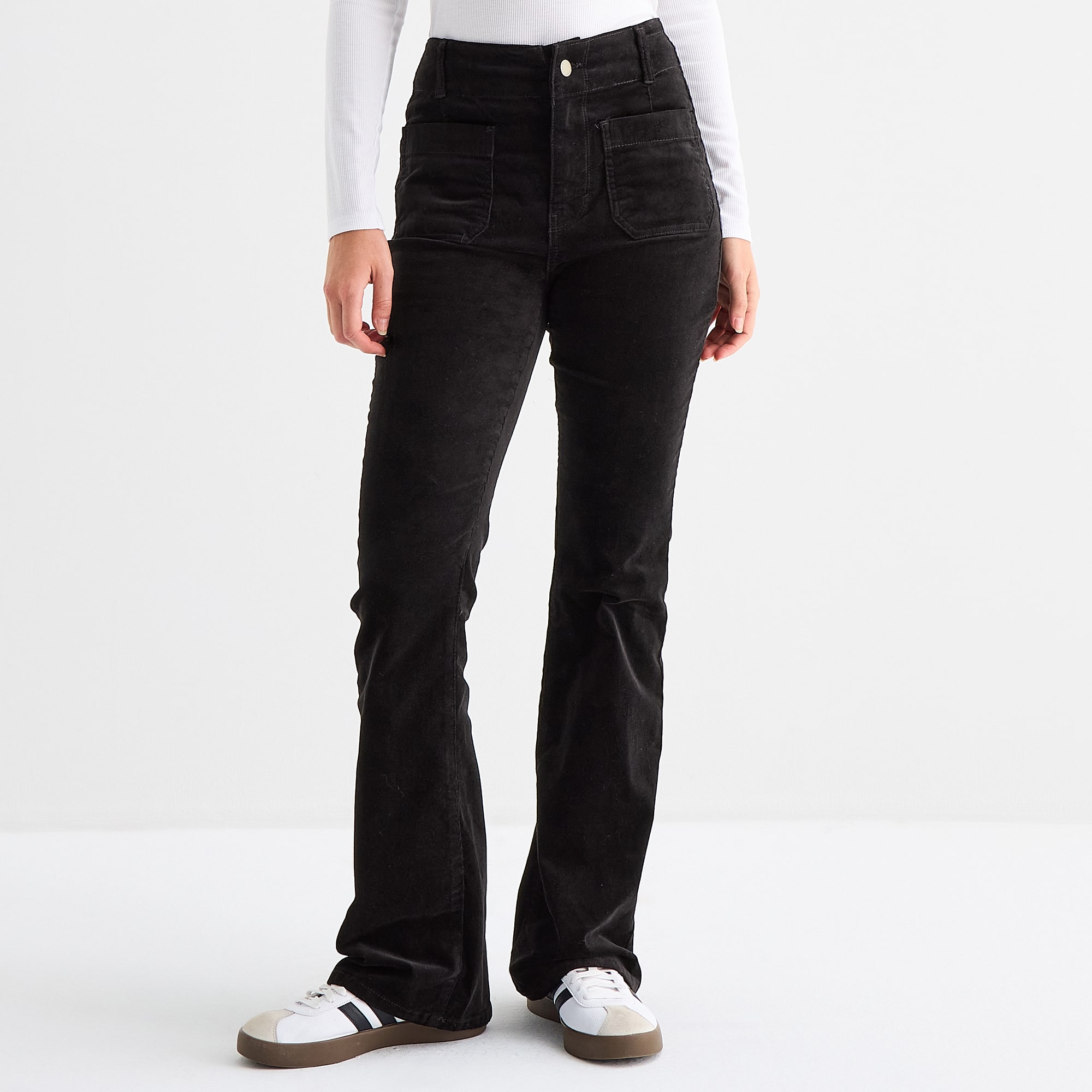 a.n.a Womens Tall Highest Rise Flare Corduroy Pant