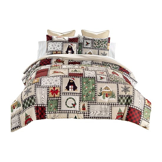 Your Lifestyle By Donna Sharp Winter Cottage 3-pc. Midweight Easy Care Comforter Set