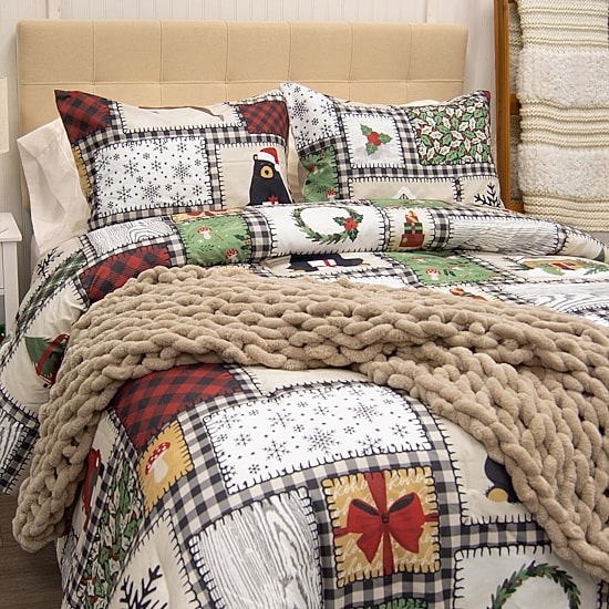 Your Lifestyle By Donna Sharp Winter Cottage 3-pc. Midweight Easy Care Comforter Set