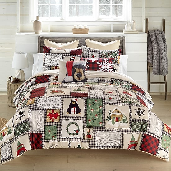 Your Lifestyle By Donna Sharp Winter Cottage 3-pc. Midweight Easy Care Comforter Set