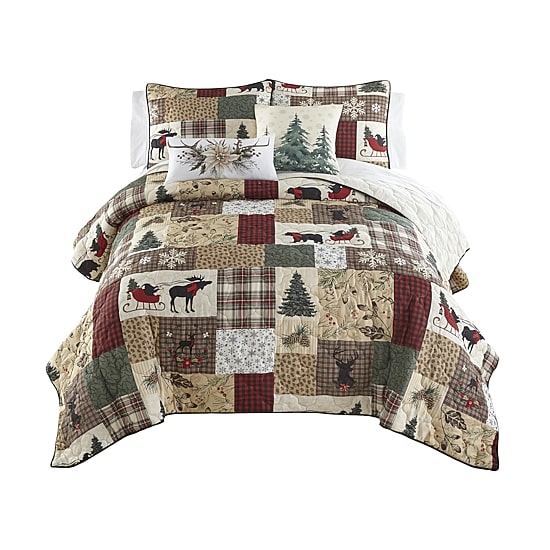 Your Lifestyle By Donna Sharp Dashing Easy Care Quilt Set