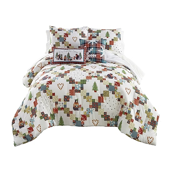 Your Lifestyle By Donna Sharp Holiday Love 3-pc. Midweight Easy Care Comforter Set