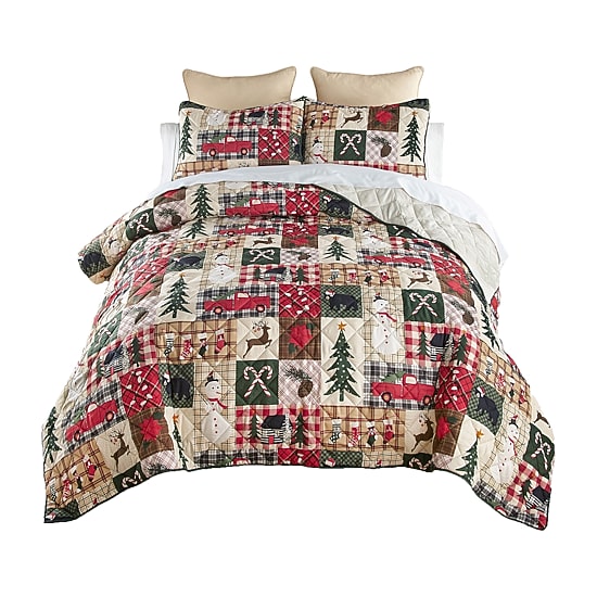 Your Lifestyle By Donna Sharp Holiday Dream Easy Care Quilt Set