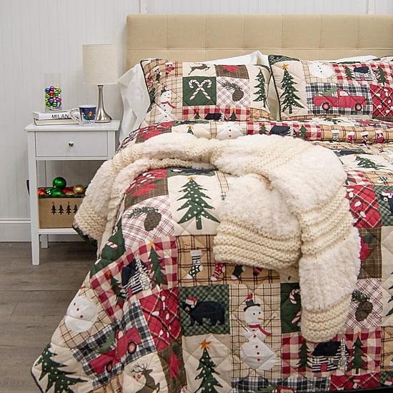 Your Lifestyle By Donna Sharp Holiday Dream Easy Care Quilt Set