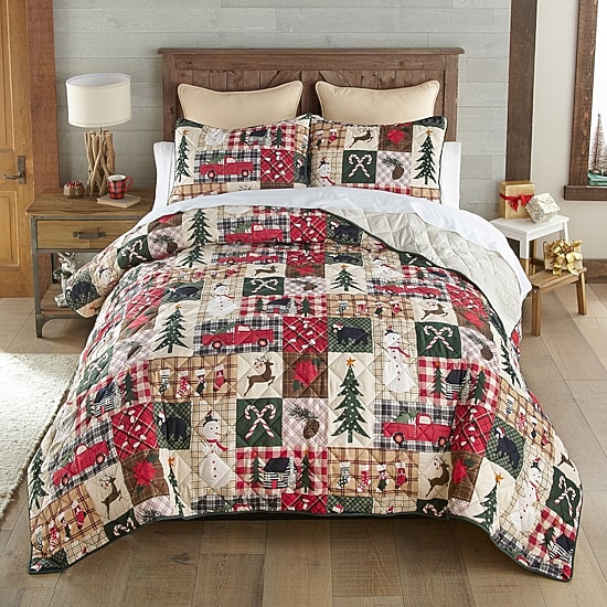 Your Lifestyle By Donna Sharp Holiday Dream Easy Care Quilt Set