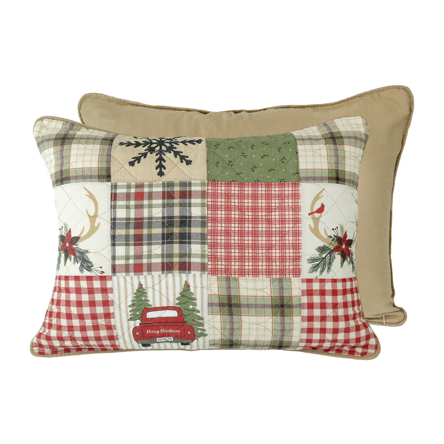 Your Lifestyle By Donna Sharp Holly Forest Pieced Cotton Easy Care Quilt Set