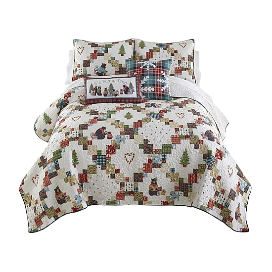 Your Lifestyle By Donna Sharp Holiday Love Easy Care Quilt Set