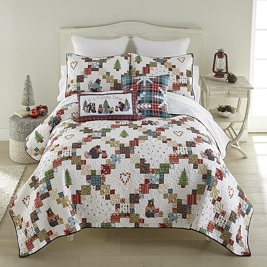 Your Lifestyle By Donna Sharp Holiday Love Easy Care Quilt Set