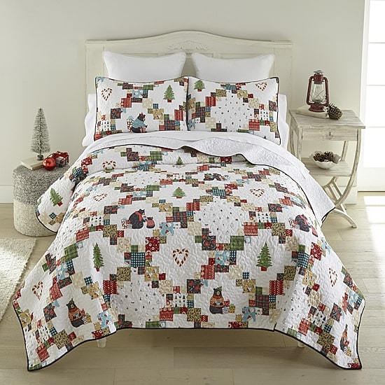 Your Lifestyle By Donna Sharp Holiday Love Easy Care Quilt Set