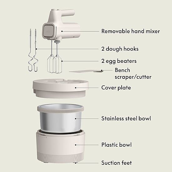 bella 3.5Quart Hand Stand Mixer