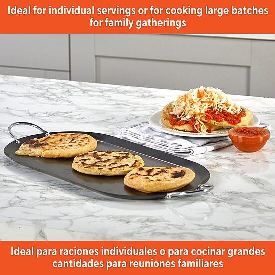 IMUSA Steel 17" Oval Comal Griddle