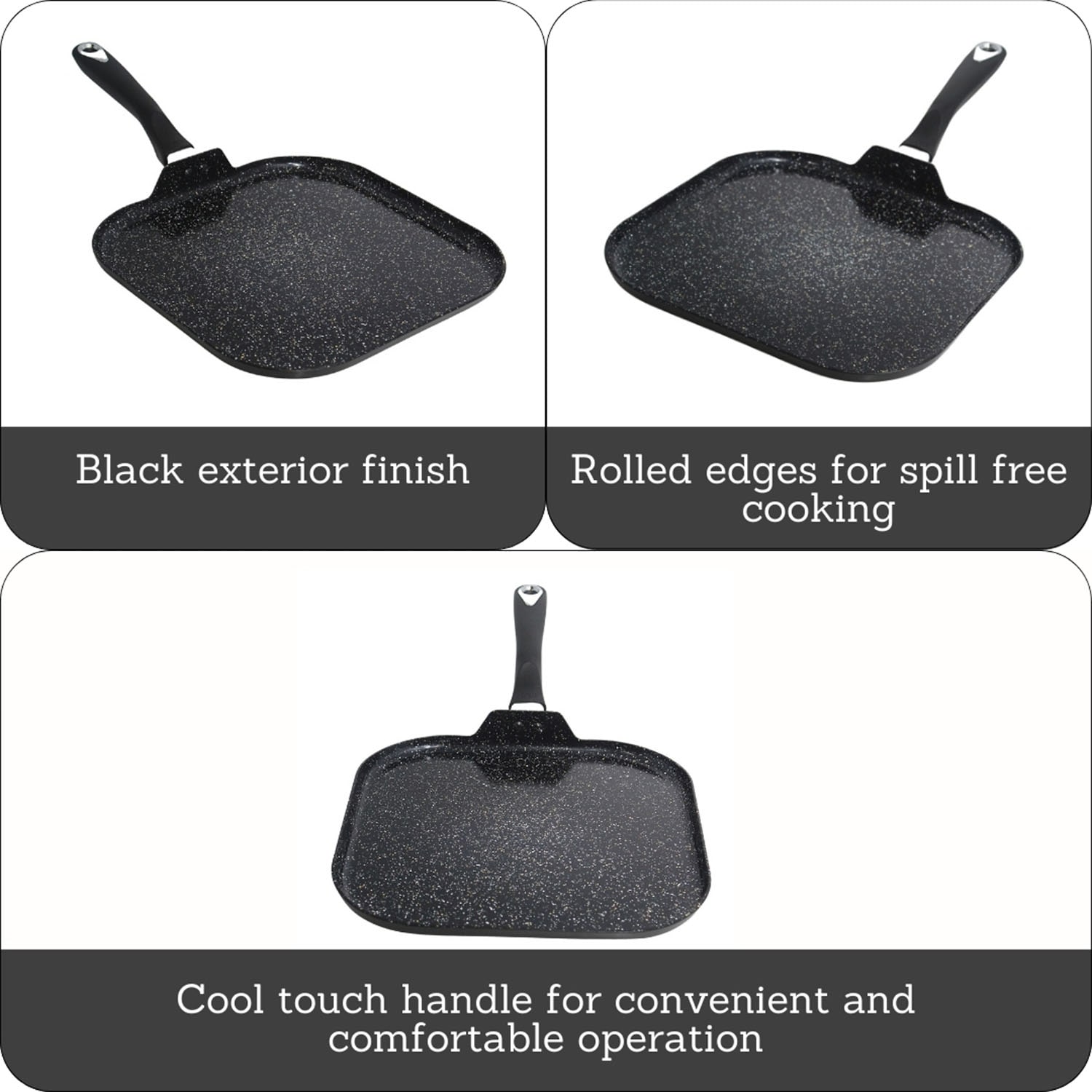 IMUSA Bistro Ceramic 11" Square Griddle