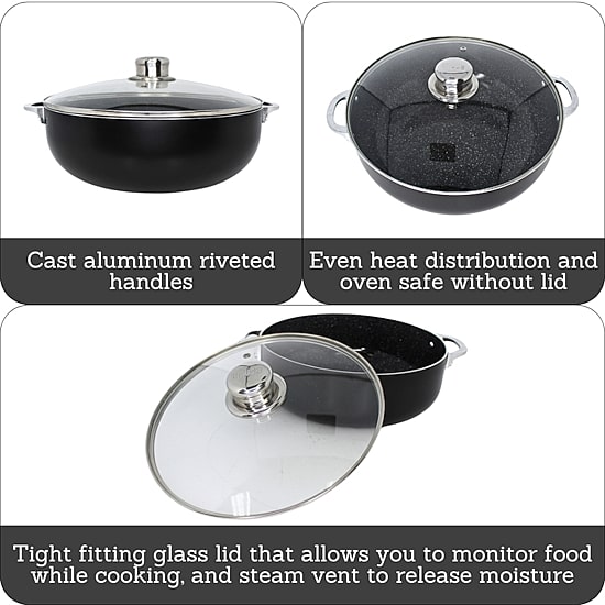 IMUSA Bistro Ceramic 6.9-qt. Caldero with Lid