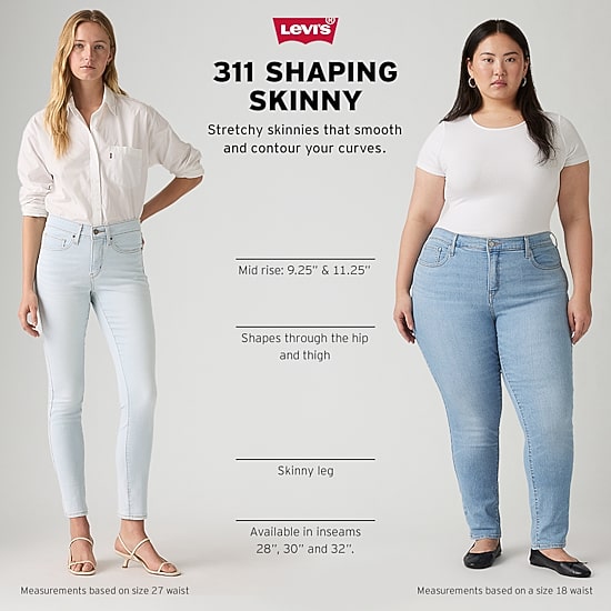 Levi's® Womens Mid Rise 311™ Shaping Skinny Jean