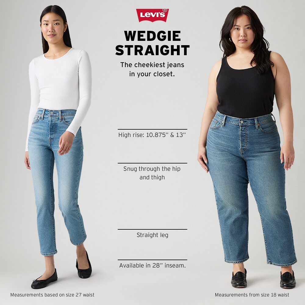 Levi's® Wedgie Straight Womens High Rise Leg Jean