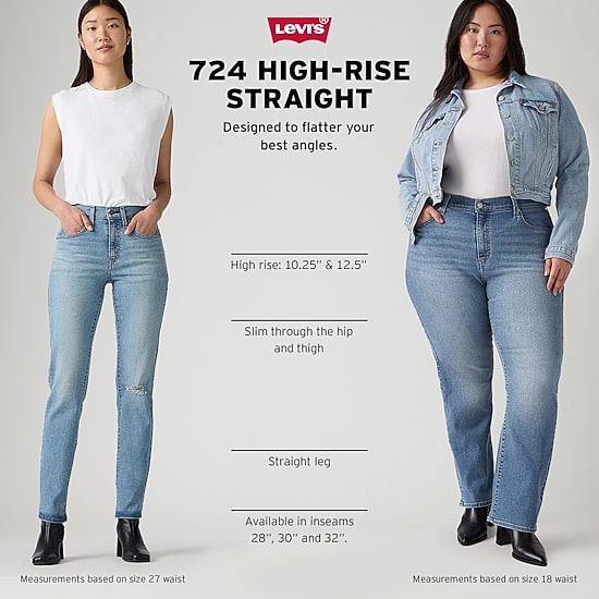 Levi's® Womens 724™ High Rise Straight Jeans