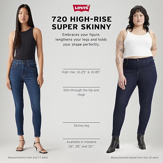 Levi's® Womens 720™ High Rise Super Skinny Jean