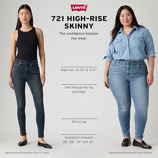 Levi's® Womens Plus 721 High Rise Skinny Jean