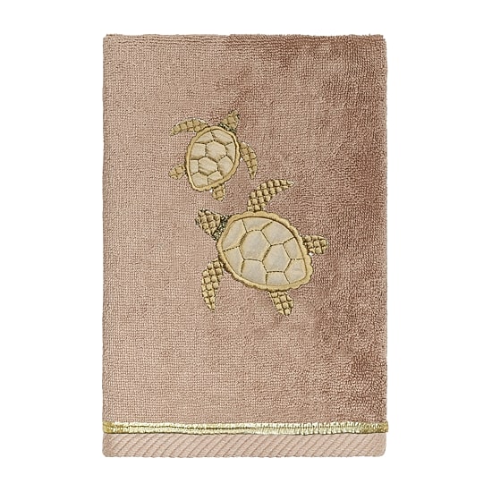 Linum Home Textiles Tortuga 2-pc. Embellished Hand Towel