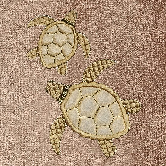 Linum Home Textiles Tortuga 2-pc. Embellished Hand Towel