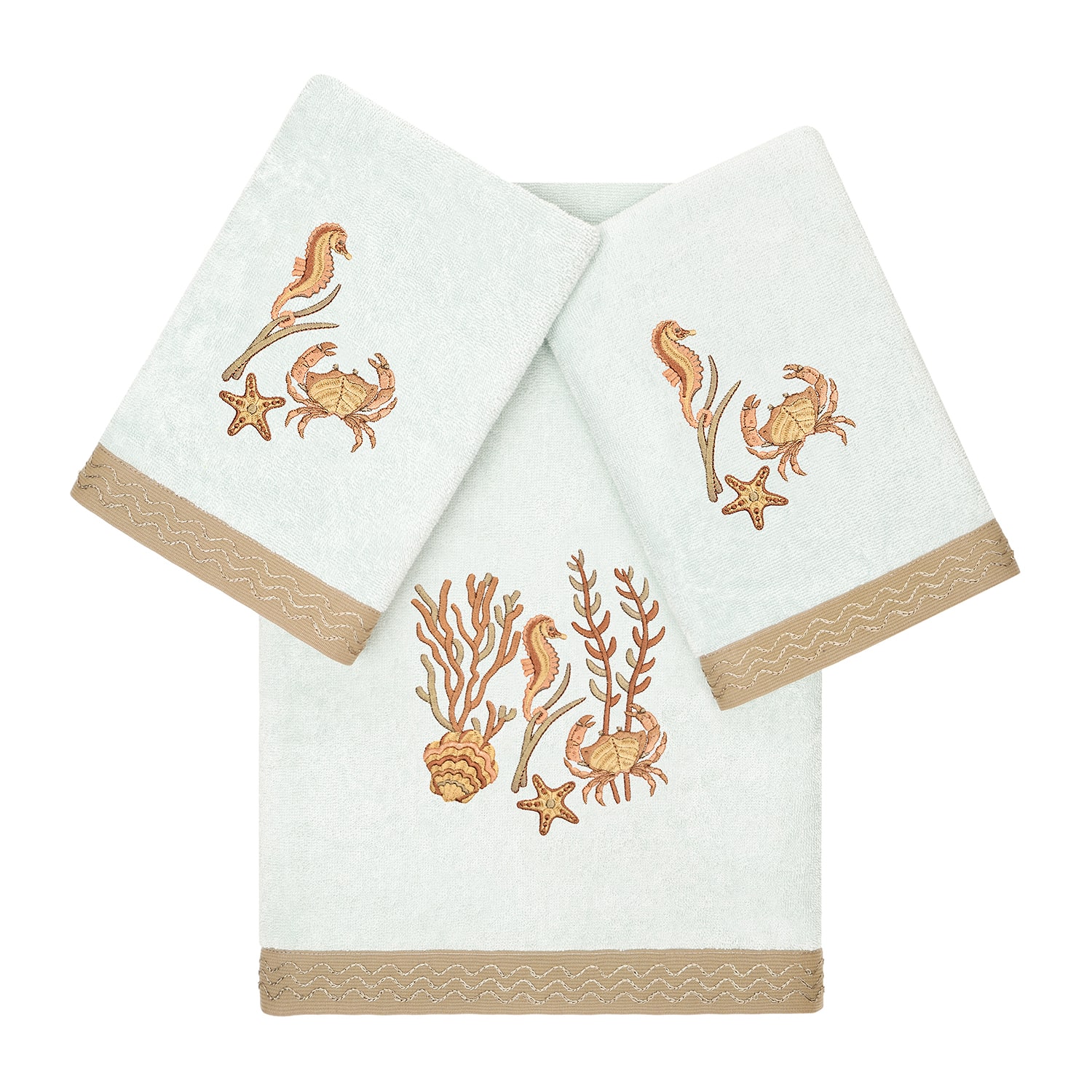 Linum Home Textiles Aaron -pc. Bath Towel Set