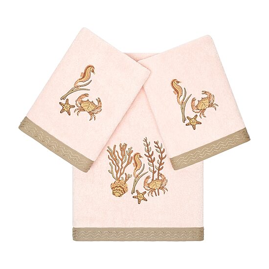 Linum Home Textiles Aaron 3-pc. Bath Towel Set