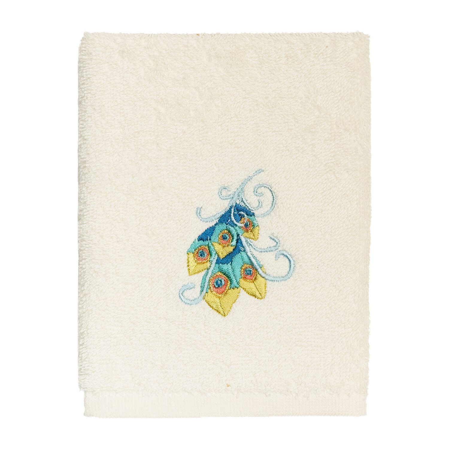 Linum Home Textiles Penelope 2-pc. Embellished Washcloth