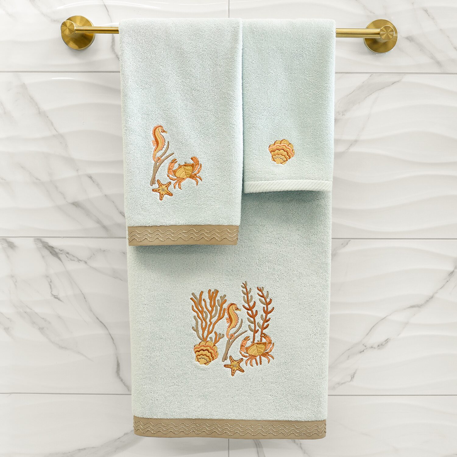 Linum Home Textiles Aaron 4-pc. Bath Towel Set