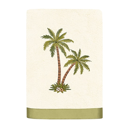 Linum Home Textiles Palmera 2-pc. Embellished Hand Towel
