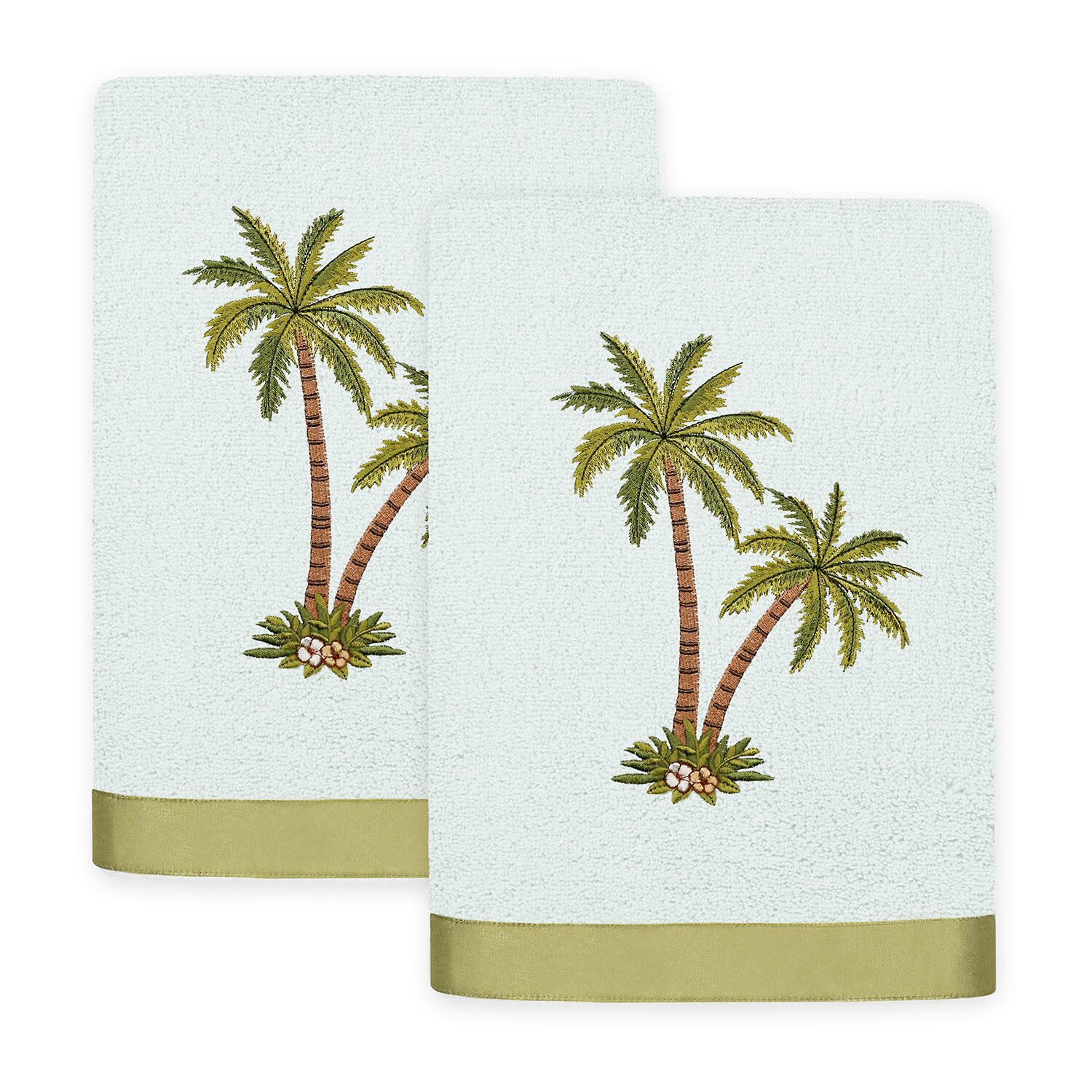 Linum Home Textiles Palmera 2-pc. Embellished Hand Towel