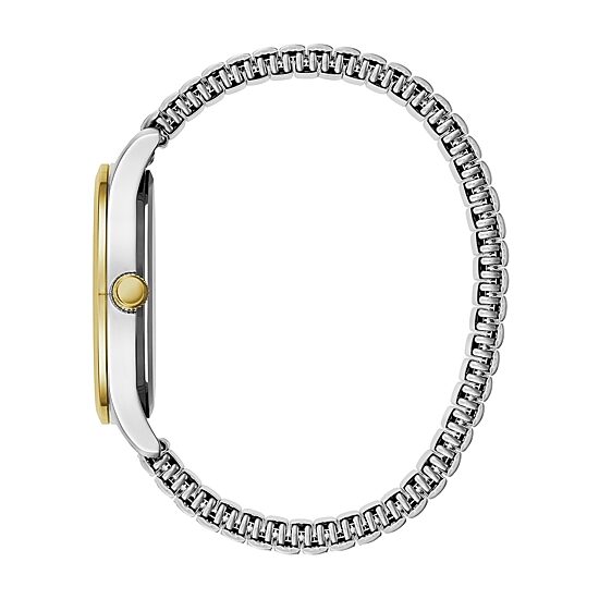 Caravelle Designed By Bulova Mens Two Tone Stainless Steel Bracelet Watch 45b147
