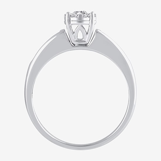 Round 1/2 CT.T.W. Natural Diamond Side Stone Bridal Set in 10K or 14K Gold