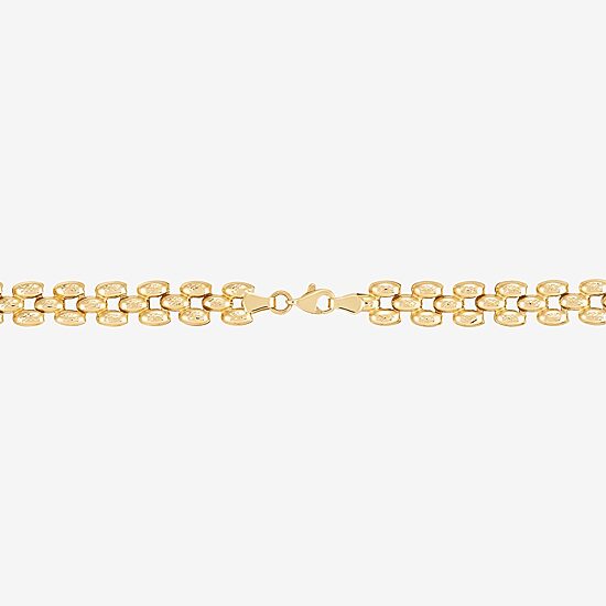 Womens 14K Gold 18 Inch Link Necklace