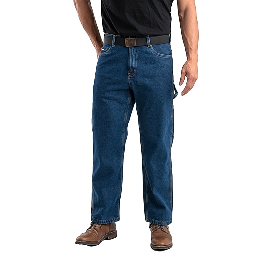 Berne Heritage Lined Dungaree Mens Regular Fit Straight Leg Carpenter Jean