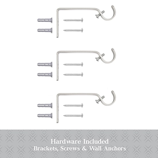 Kenney Dsigner Collection™  Lance 3/4 IN Adjustable Curtain Rod